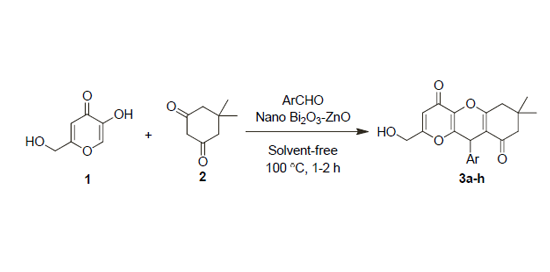 Three-component reactions of kojic acid By M. Zirak et al. (2017)